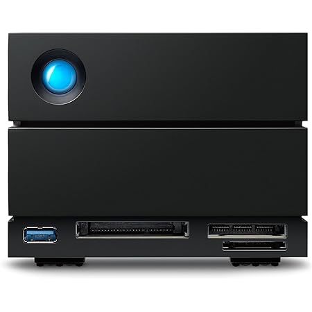 LaCie 外付けHDD ハードディスク 20TB 2big Dock v2 Thunderbolt 2対応 ドッキングステーション機能搭載 Mac/iPad/Windows対応 5年保証STLG20000400