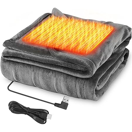 電気毛布ソフトフランネル130 * 160cm、電気ひざ掛け 暖かい 軽量 3つの加熱設定をえた加熱ブランケット洗える あったか 柔らかい肌触りえす自宅やオフィスでのマルチシーン使用