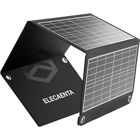 FlexSolar ソーラーパネル 15W 薄型超軽量 USBポート付き（最大5.5V/2.8A） IP67防水防塵 折りたたみ式ソーラーチャージャー iPhone/iPad/Android各機種対応