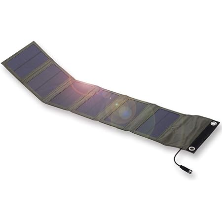FlexSolar ソーラーパネル 15W 薄型超軽量 USBポート付き（最大5.5V/2.8A） IP67防水防塵 折りたたみ式ソーラーチャージャー iPhone/iPad/Android各機種対応