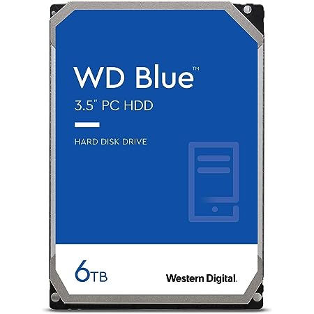 Western Digital ウエスタンデジタル WD Blue 内蔵 HDD ハードディスク 8TB CMR 3.5インチ SATA 5640rpm キャッシュ128MB PC メーカー保証2年 WD80EAZZ-EC 【国内正規取扱代理店】