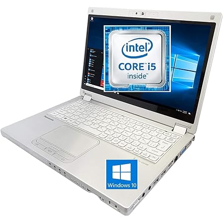 パナソニック ノートパソコン CF-MX5 /12.5型/タッチパネル/MS Office 2019/Core i5-6300U/Webカメラ/WIFI/Bluetooth (整備済み品) Win 11 Pro 8GB SSD 256GB