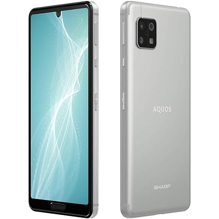 SHARP SIMフリースマホ AQUOS sense6 RAM 6GB/ROM 128GB eSIM対応 シルバー