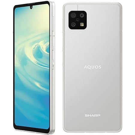 SHARP SIMフリースマホ AQUOS sense6 RAM 6GB/ROM 128GB eSIM対応 シルバー