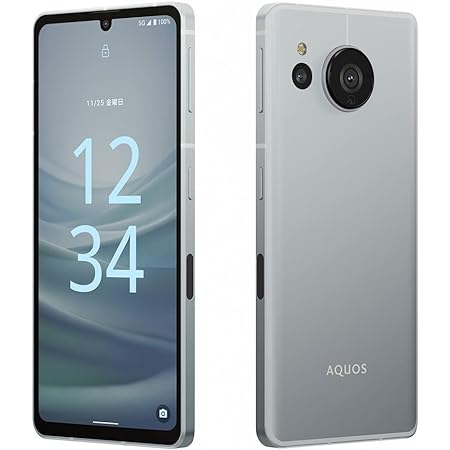 SHARP SIMフリースマホ AQUOS sense6 RAM 6GB/ROM 128GB eSIM対応 シルバー