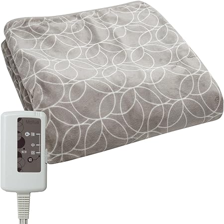 電気毛布、ソフトフランネル160 * 130 cm、4段階温度調整 10h自動切タイマー 洗濯可 、家庭用暖房毛布