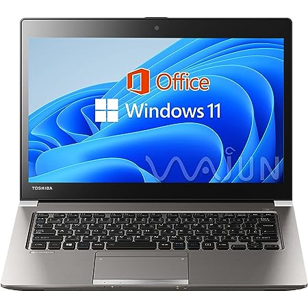 【Windows11搭載】東芝dynabook R63 ■Intel Core i5-5200U / メモリ:8GB / SSD:256GB / 13.3型/ フルHD /Ｗebカメラ内蔵/Office 2019 (SSD256GB) (整備済み品)