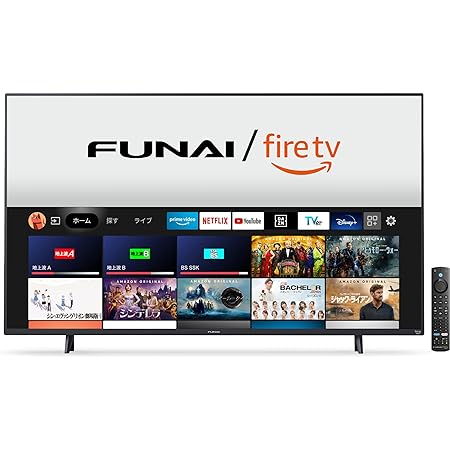 フナイ FUNAI 50V型 Fire TV搭載スマートテレビ 4K 液晶テレビ