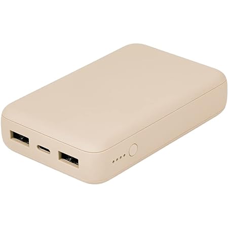 MOTTERU (モッテル) モバイルバッテリー 大容量 10,000mAh ピスタチオ MOT-MB10001-PS