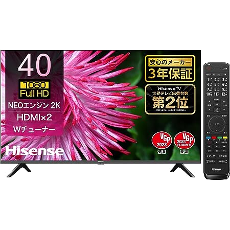 【Amazon.co.jp 限定】TCL 40V型 フルハイビジョン スマートテレビ 40S516 (Android TV)外付けHDDで裏番組録画対応 黒