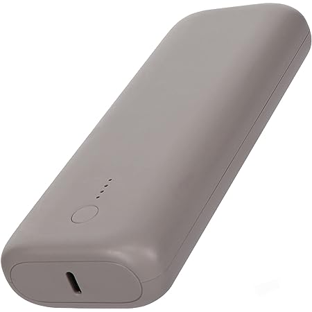 MOTTERU (モッテル) モバイルバッテリー 20000mAh 大容量 PD60W 出力 PD30W 入力 ノートPC サブバッテリー MacBook Pro iPad iPhone Apple Watch Android Windows PC 各種対応 PPS対応 USB-C入出力 USB-A出力 低電流モード搭載 PSE対応 電熱ベスト対応 ラテグレージュ MOT-MB20001-GY