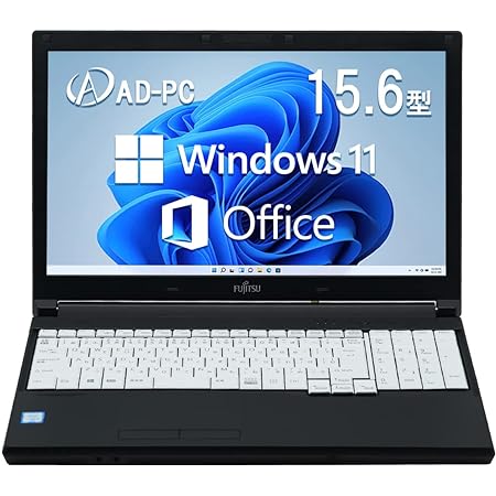 【MS Office 2019&Win11 Pro搭載】 FUJITSU 富士通 LIFEBOOK A574/A744 Core i5 4210M メモリ:16GB 15.6型 無線LAN Bluetooth パソコン (整備済み品) SSD 256GB