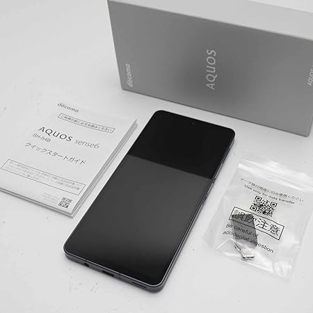 SHARP AQUOS sense6 ブラック SH-54B docomoSIMロック解除済み