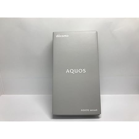 SHARP AQUOS sense6 ブラック SH-54B docomoSIMロック解除済み