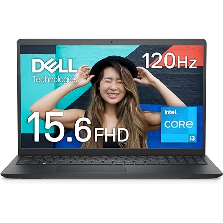 Dell Inspiron 15 3520 ノートパソコン NI335A-CNHBB カーボンブラック(Intel 12Gen Core i3-1215U,8GB,256GB SSD,15インチFHD,Microsoft Office Home&Business 2021)