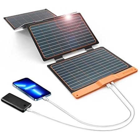FlexSolar ソーラーパネル 40W ソーラーチャージャー usb3出力ポート防水防塵 DC/PD40W/QC3.0急速充電 ポータブル電源/iPhone/Android対応