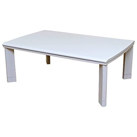 [山善] 家具調 こたつ テーブル 幅80cm×奥行60cm 長方形 一人暮らし リバーシブル天板 フラットヒーター 手元電子コントローラー 折れ脚タイプ ホワイト GRF-MDN80601(NA/WH)