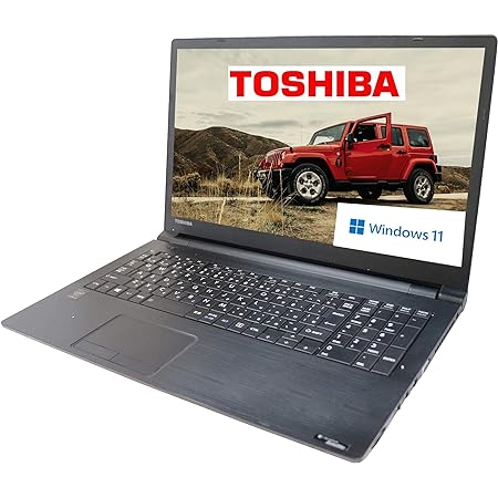 東芝 ノートパソコン Dynabook Satellite Celeron 3215U/無線LAN&Bluetooth搭載/15.6インチ/Windows 11 Pro/MS Office/モバイルパソコン (整備済み品) 4GB SSD240GB