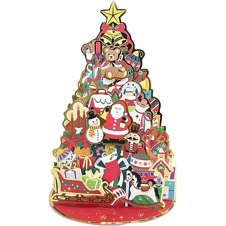 tricolor クリスマス グリーティングカード 9枚入り クリスマスカード