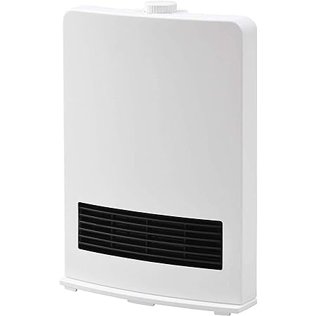 アイリスオーヤマ セラミックファンヒーター セラミックヒーター スリム 大風量 暖房器具 コンパクト ACH-S12A-W ホワイト