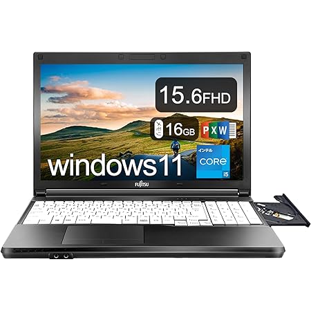 ノートパソコン office搭載 Windows11搭載 国産大手メーカー A576シリーズ laptop ウィルス対策ソフト付/Core i5 第6世代/15.6インチ 画面/10キー/WIFi/パソコン ノート メモリ16GB/SSD 1TB(整備済み品)