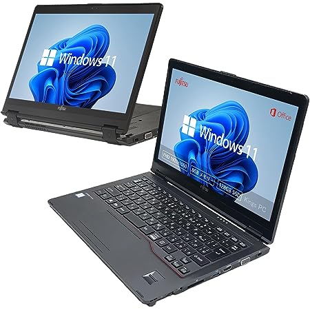 NEC ノートパソコン VK23TG/13.3型/Windows 11/MS Office H&B 2019/第6世代Core i5-6200U/メモリ 8GB/SSD 256GB/無線WIFI/USB 3.0/HDMI/WEBカメラ/タッチパネル/初期設定済 (整備済み品)