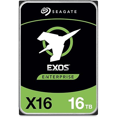 Seagate IronWolf Pro 3.5″ 【ベイ無制限】16TB 内蔵HDD(CMR) データ復旧3年付 5年保証 7200rpm PC NAS 用 RVセンサー ST16000NT001