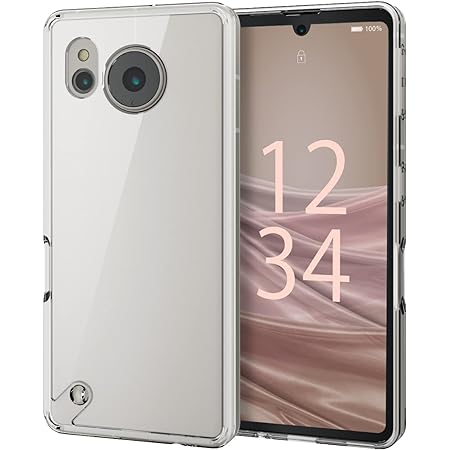 AQUOS sense7 ケース クリア SH-53C クリアケース 透明 SHG10 カバー TPU ソフト アクオス センス7 薄型 全透明 ストラップホール付き レンズ保護 柔軟 耐衝撃 スリム スマホケース