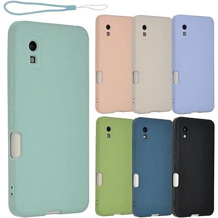 AQUOS wish2 ケース シリコンリング AQUOSwish ソフトケース カバー スマホケース 薄型 保護 耐衝撃 SHG06 SHG08 A104SH SH-51C A204SH アクオスウィッシュ docomo au UQmobile Y!mobile ライトグリーン A797AWLG