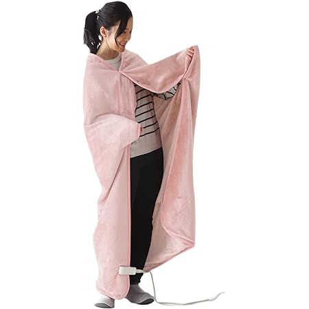 Francfranc フランフラン ヒーター付き ブランケット 毛布 ピンク (2022年モデル) 電気毛布 ひざ掛け 温度調整 手洗い可能