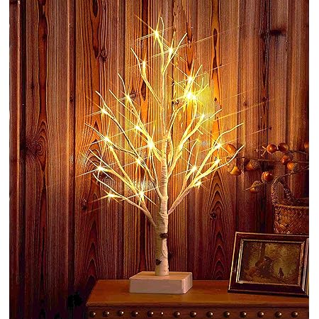 北欧風 白樺 ブランチ LEDツリー 80cm クリスマスツリー ブラウン