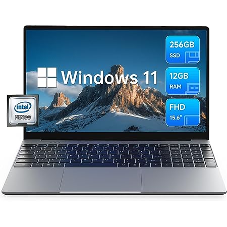 ノートパソコン 15.6 インチ Windows 11 PC, ALLDOCUBE GTBook 15 ラップトップ, Celeron N5100, クアッドコア, 12GB RAM, 256GB SSD, 15.6″ FHD IPS 1920×1080, 2.4G+5G WiFi, BT 5.0, Type C,USB 3.0,HDMI,10000mAh バッテリー