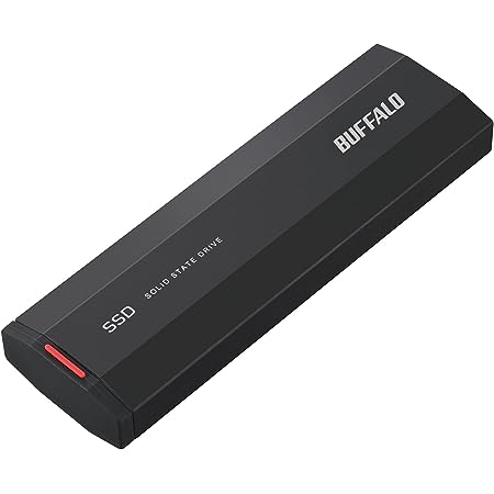 【Amazon.co.jp限定】バッファロー SSD 外付け 1TB USB3.2 Gen2 Type‐C 最大読出速度1050MB/秒 防塵防滴 IP55 耐衝撃 MIL‐STD ポータブル【Windows MacOS ChromeOS PS4 PS5 メーカー動作確認済み】SSD-PHP1.0U3BA/N