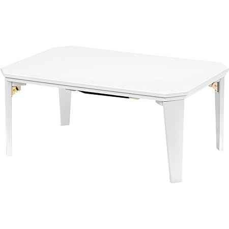 [山善] 家具調こたつ カジュアルこたつテーブル 長方形 80x60cm EYC-80601(WH/NA) ホワイト/ナチュラル