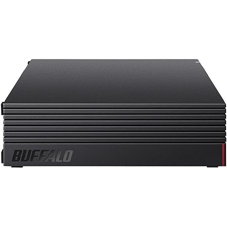 外付けハードディスク 4TB USB3.2 Gen1対応 PC用＆TV録画用 CMRHDD採用 バッファロー HD-NRCD4U3-BA