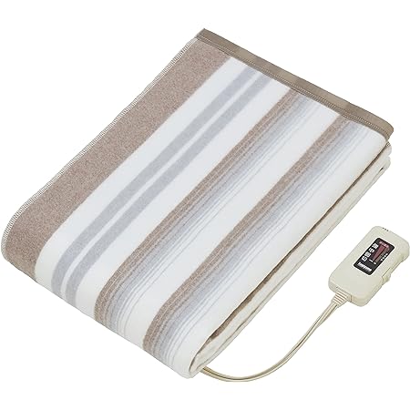 [山善] 電気毛布 電気敷き毛布 140×80cm プログラムタイマー付き 本体丸洗い可能 YMS-PT32
