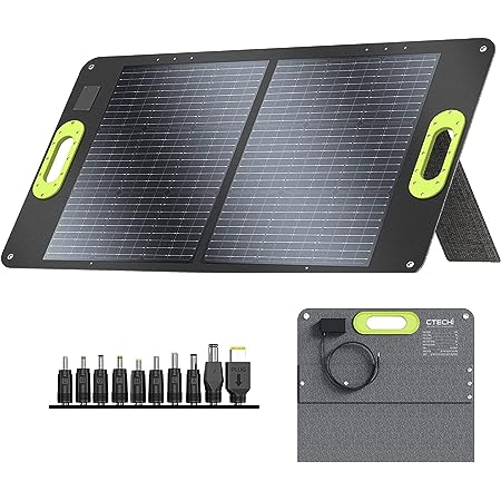 PowerArQ Solar ソーラーパネル 120W 折りたたみ式 2枚折り ETFE 単結晶 太陽光パネル ソーラーチャージャー MC4
