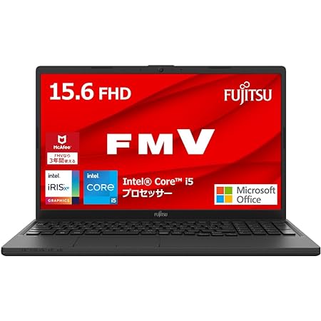 NEC LAVIE 国内生産 ノートパソコン N15R 15.6 型 Ryzen 5 5500U 16GB 256GB SSD Office 搭載 パールブラック Microsoft Office Home & Business 2021 DVD