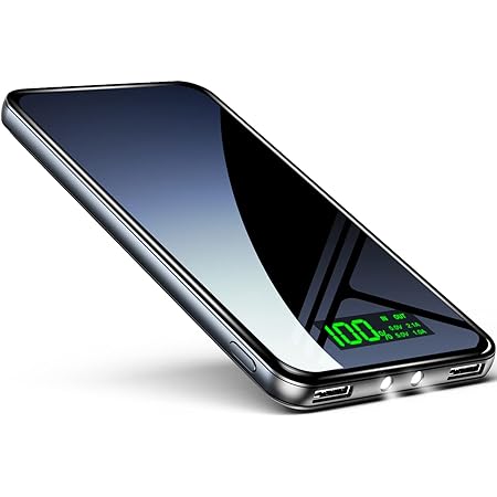 モバイルバッテリー 大容量 急速充電 スマホ充電器 携帯バッテリー 4way出力 モバイルばってりー 2個LEDライト iPhone/Android/iPad対応