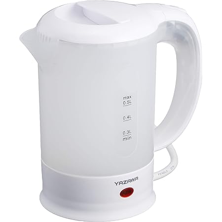 エレコム マグカップ型電気なべ 電気ケトル 350mL Cook Mug クックマグ 【 湯沸かし 煮込み 温度調節 タイマー付き 保温 】 スープメーカー ケーブル長 1.5m ホワイト HAC-EP02WH