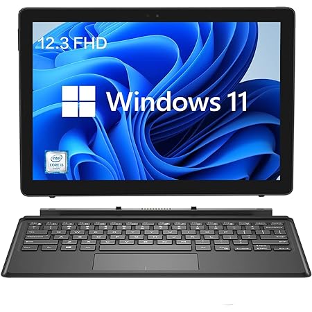 デル 2in1ノートパソコン Dell Latitude 5285/第7世代Core-i5-7200/8GB/SSD256GB/Office 2019搭載/Windows11/ 12.3インチ タブレット(1920 x 1280) フルHD/Webカメラ/USB Type-C/WIFI/Bluetooth/ NoteBook PC office付き(Kings PC Store)(整備済み品)