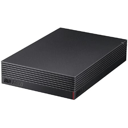 バッファロー HD-EDC8U3-BA USB 3.2(Gen1) 対応 高性能CMR HDD採用 HDD 8TB