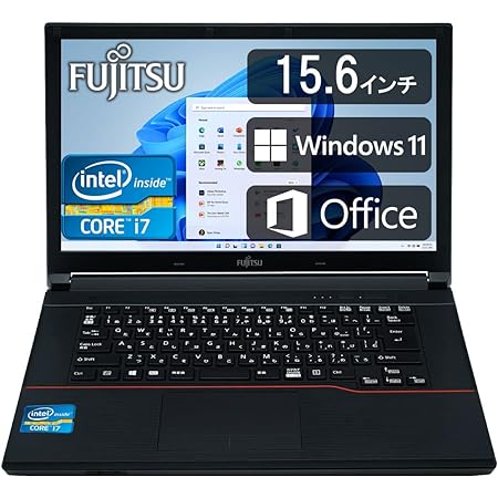 NEC ノートパソコン VKシリーズ ■高性能第3世代Core i7/Office 2019/Windows11 Pro/WIFI/15.6型/8GB/(整備済み品) (SSD 1TB)