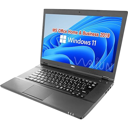 NEC ノートパソコン VKシリーズ ■高性能第3世代Core i7/Office 2019/Windows11 Pro/WIFI/15.6型/8GB/(整備済み品) (SSD 1TB)