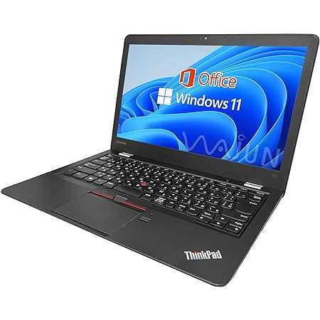 レノボ ノートPC ThinkPad13/13.3型/Win 11 Pro/MS Office H&B 2019/Core i5-7300U/WEBカメラ/wajunのWIFI/Bluetooth/HDMI/8GB/256GB SSD (整備済み品)