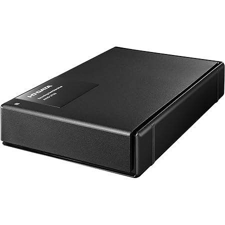 エレコム 外付けハードディスク 4TB SeeQVault対応 テレビ録画 4K対応 USB3.2(Gen1) 静音 ファンレス設計 ELD-QEN040UBK/E