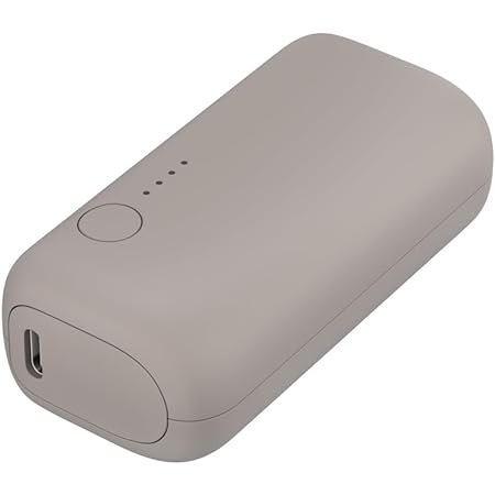 MOTTERU (モッテル) モバイルバッテリー 5,000mAh 98g PD20W入出力 PSE適合製品 iPad iPhone Galaxy Android スマートフォン タブレット 各種 その他機器対応 ラテグレージュ MOT-MB5001-ECGY