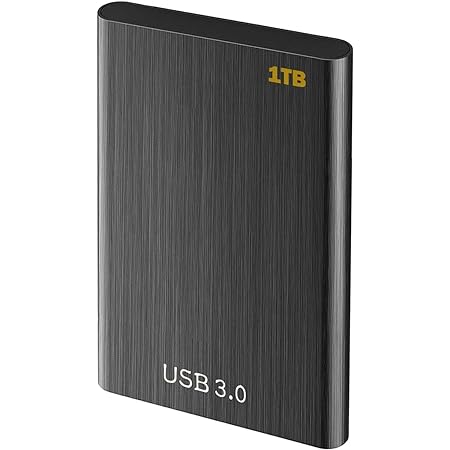 外付けハードディスク ポータブルHDD 2.5インチ USB3.0に対応 PC/Mac ハードディスク 超薄型 外付けHDD ポータブルハードディスク 外付け 320GB(整備済み品)