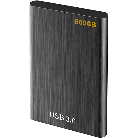 外付けハードディスク ポータブルHDD 2.5インチ USB3.0に対応 PC/Mac ハードディスク 超薄型 外付けHDD ポータブルハードディスク 外付け 320GB(整備済み品)