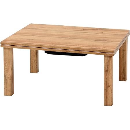 【節電対策】アイリスプラザ 丸脚デザインこたつ こたつテーブル 本体のみ おしゃれ シンプル ナチュラル 105cm×75cm